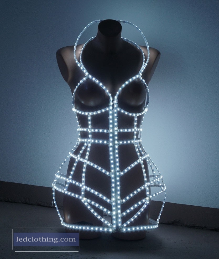 Rave dress White cage dress pic. 1